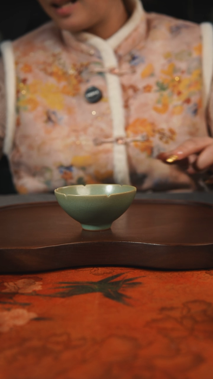 杯子瓷玖*汝州原产地原矿仿古老釉q