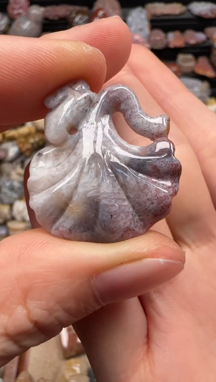 【闪购商品】硅化珊瑚（珊瑚玉）颈饰未镶嵌851