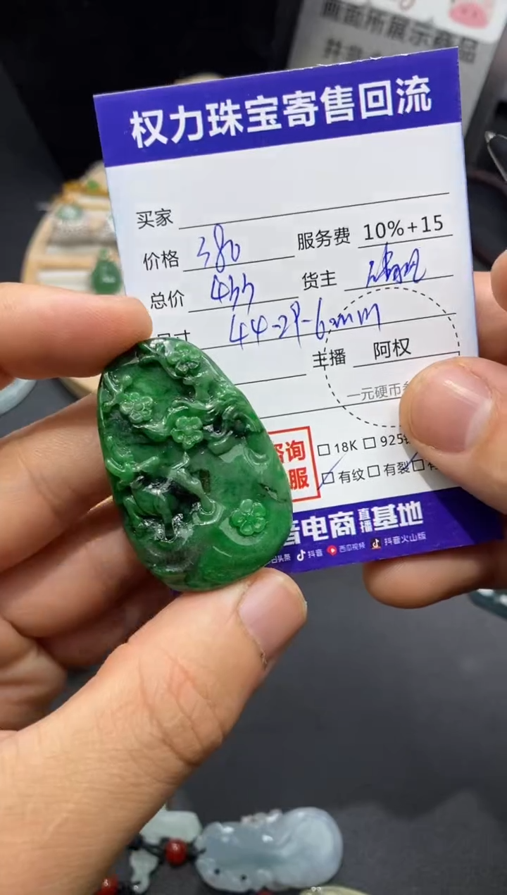 【闪购商品】翡翠颈饰未镶嵌寄售不退换