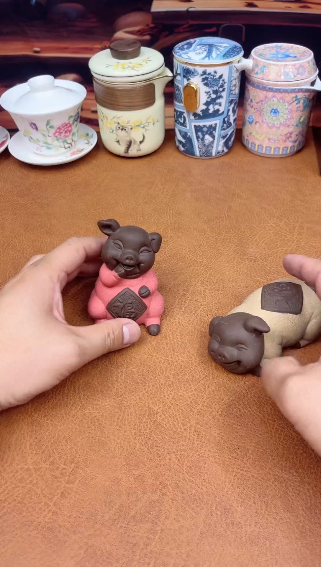 【闪购商品】陶瓷茶具摆件茶叶罐