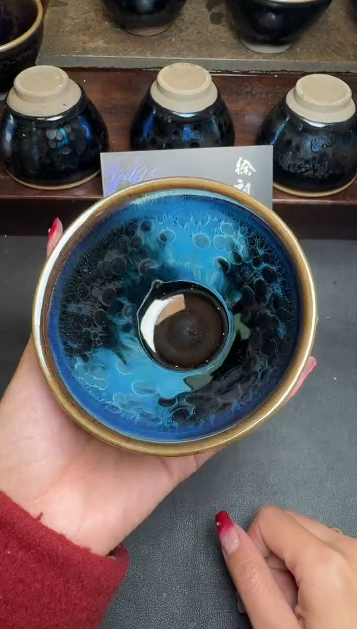 【闪购商品】茶盏建盏故事徐祖亮彩曜208