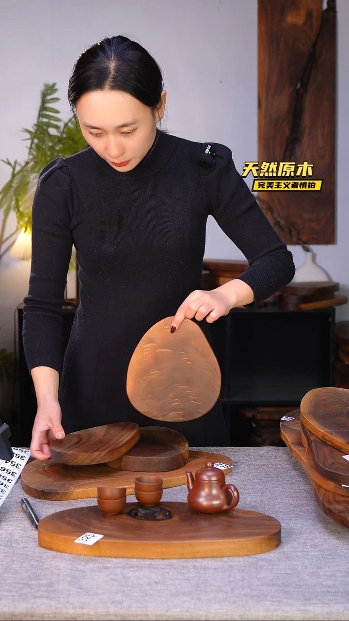 木北美黑胡桃原木.干裂疤结不属于商品质量问题完美主义者慎拍