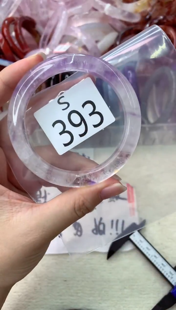 未镶嵌手镯水晶S393-57