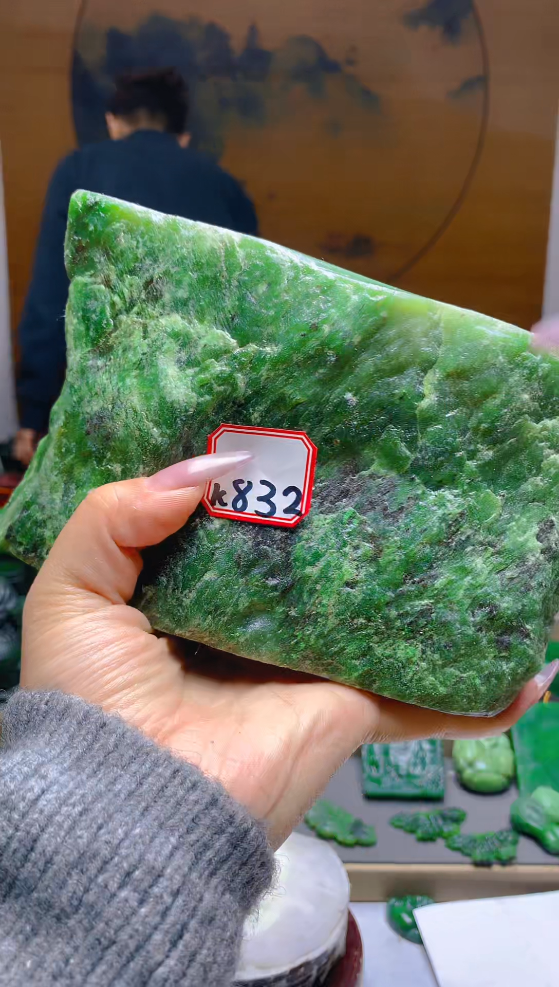 【闪购商品】和田玉（碧玉）珠宝半成品未镶嵌1