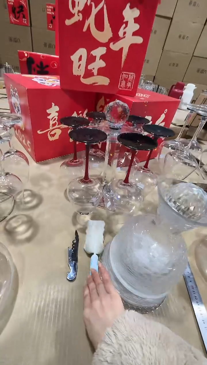 【闪购商品】水晶玻璃无盖款直播专属450ml十件套