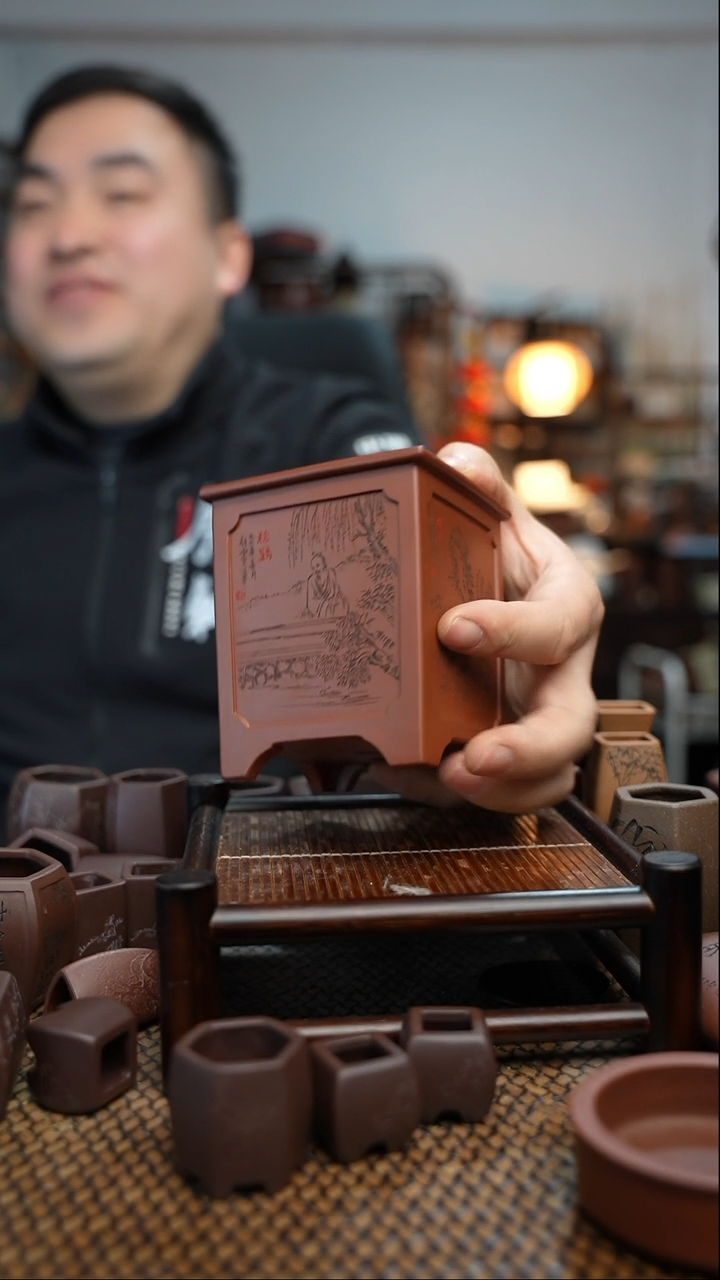 【闪购商品】紫砂花盆長木軒精品紫砂