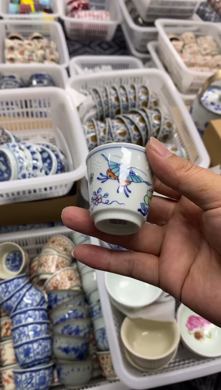 陶瓷景德陶瓷茶具容量约40