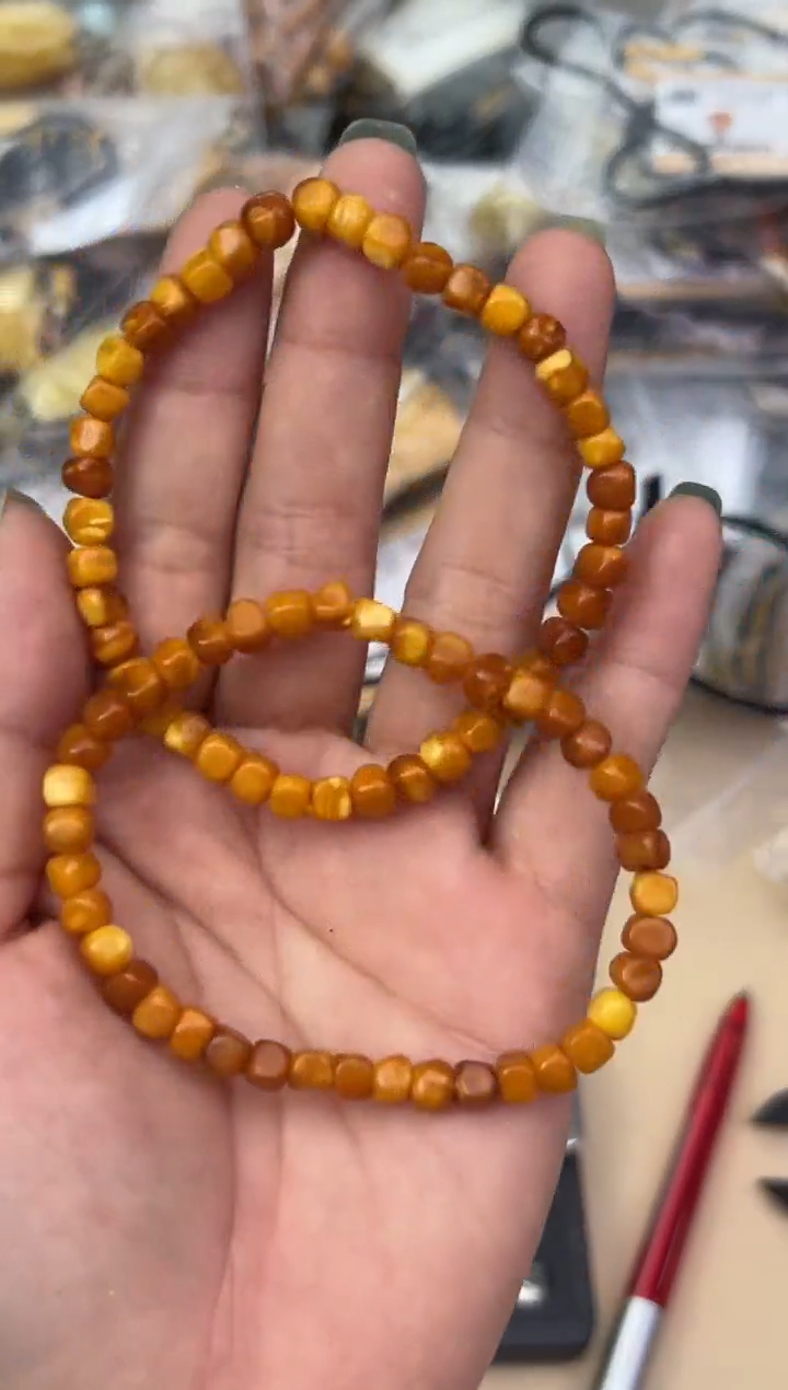 未镶嵌蜜蜡裸石蜜蜡手串