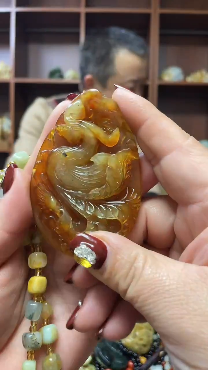 未镶嵌岫玉挂件 