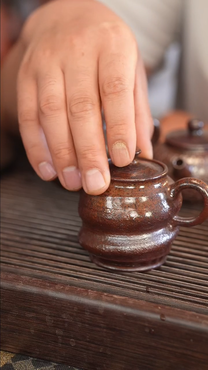 茶壶紫砂原矿手工制作