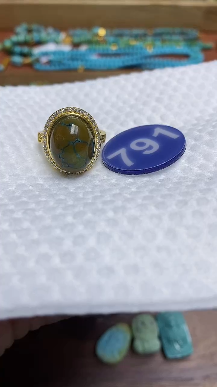 【闪购商品】绿松石戒指合金791戒指