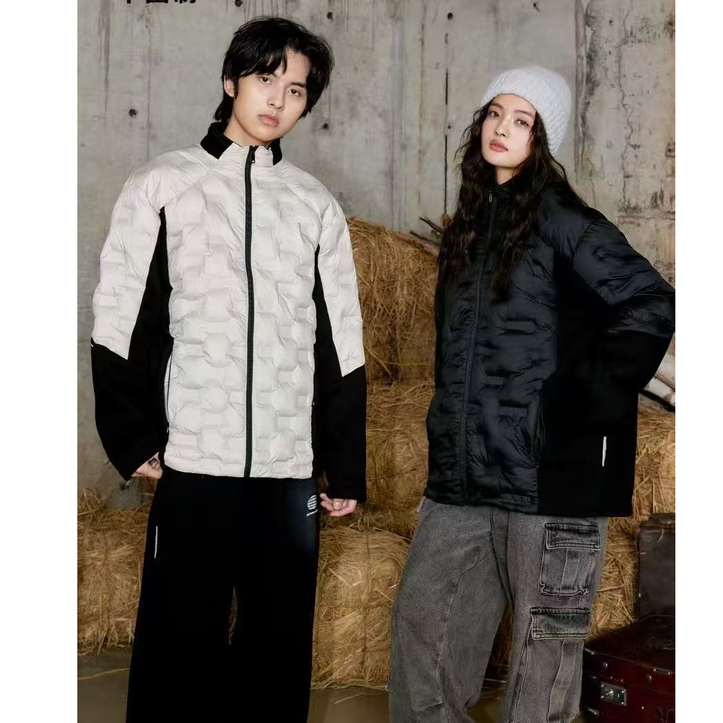 【FW707-米色】青少年冬款棉衣外套