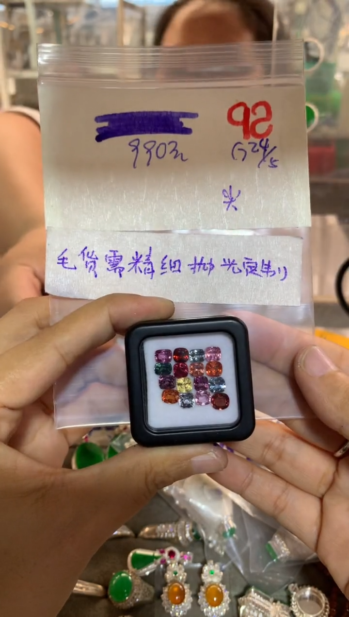 定制尖晶石裸石未镶嵌毛货需精细抛光+发货拍一发一