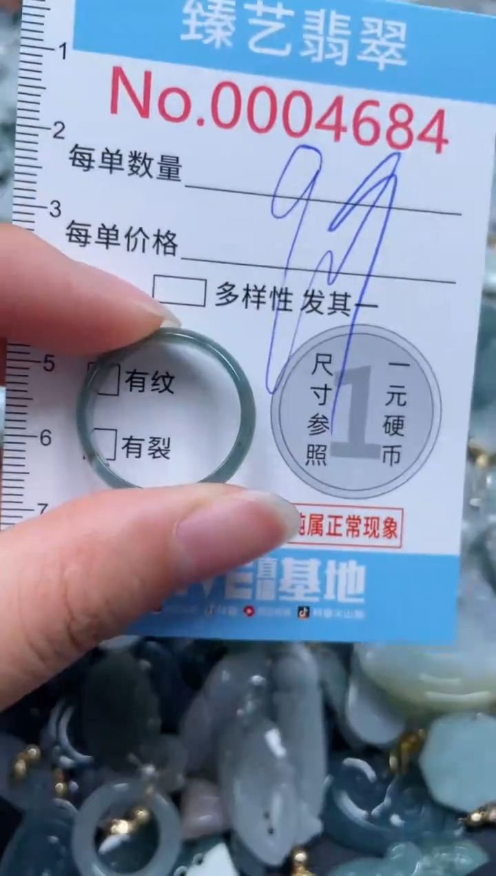 颈饰未镶嵌翡翠4684