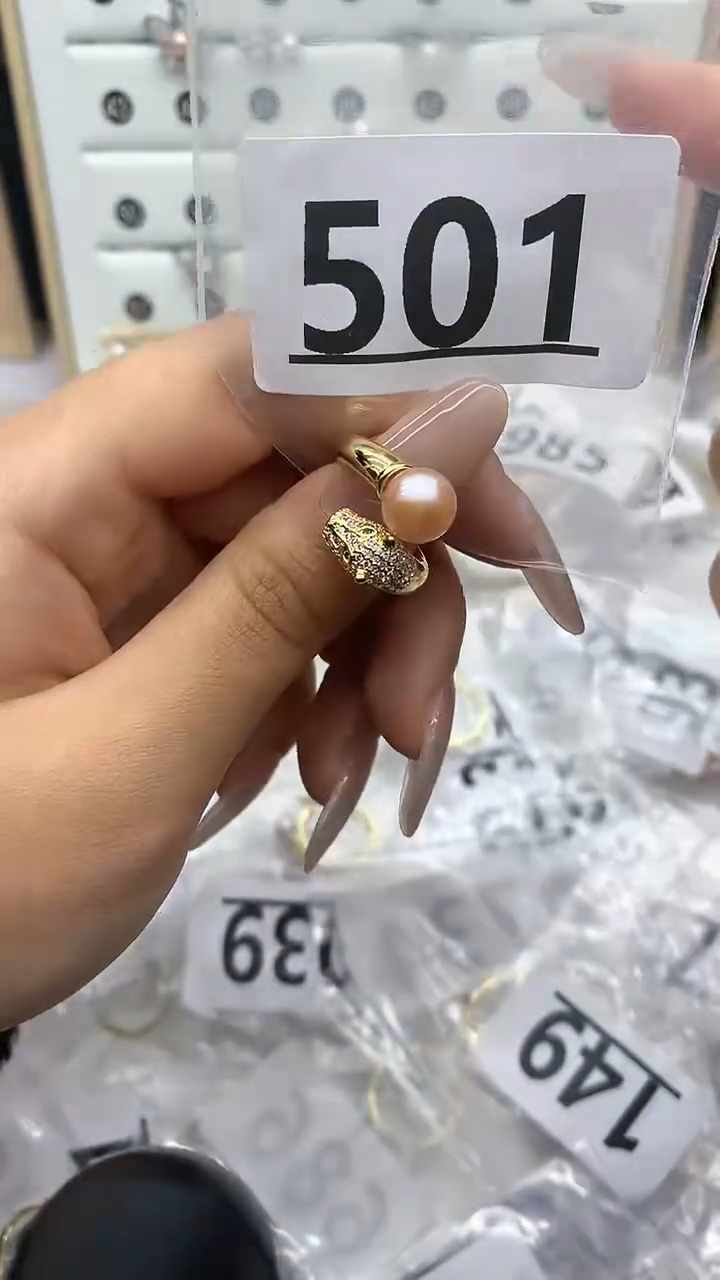 合金珠宝奇石淡水珍珠501