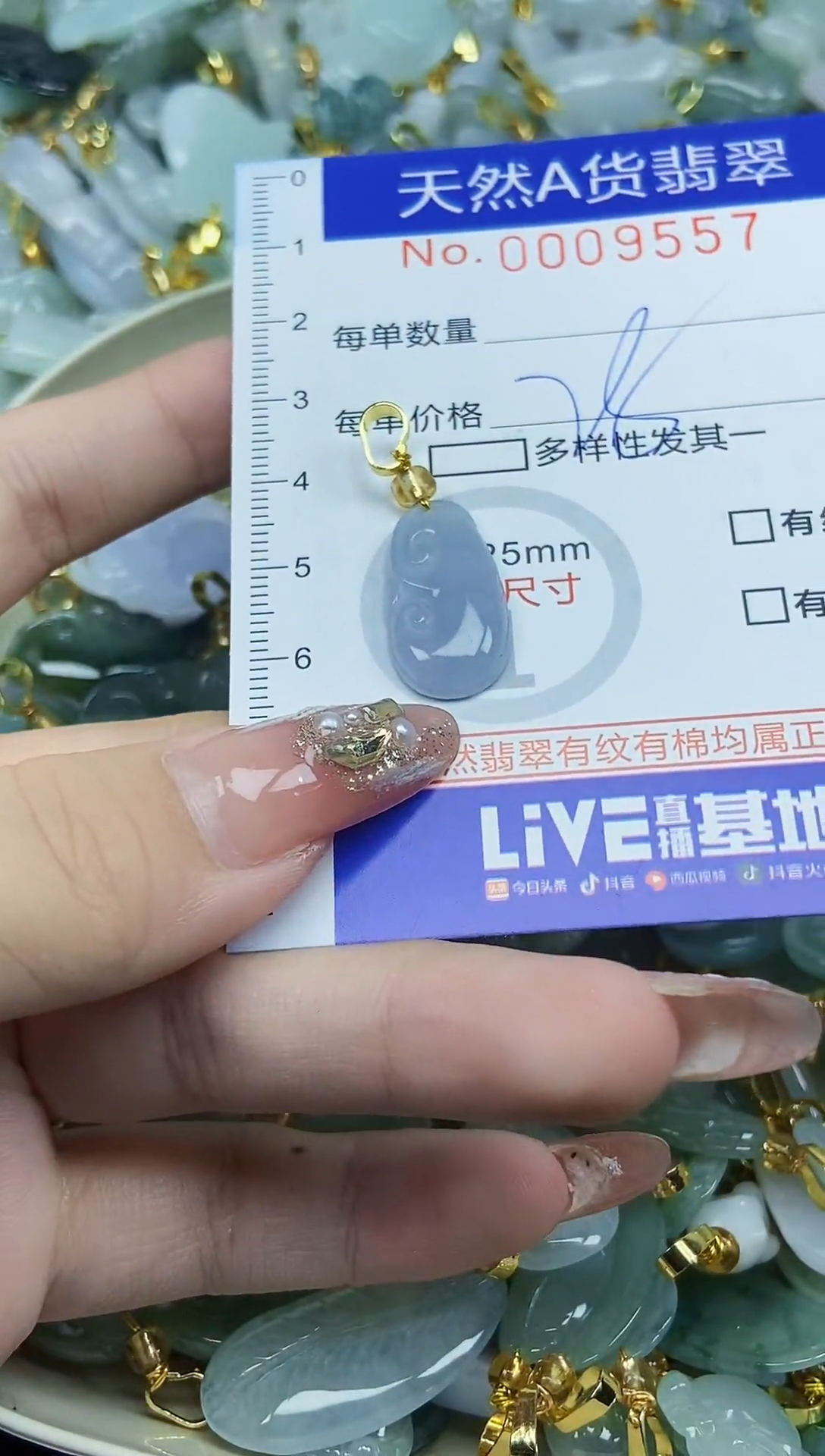 翡翠未镶嵌颈饰天然A货翡翠