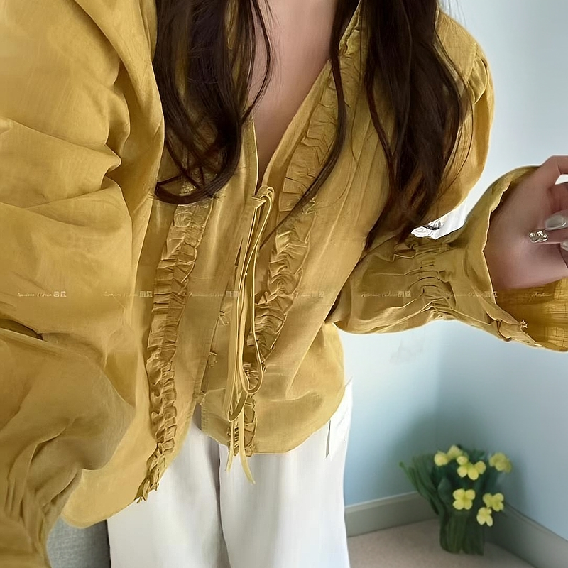 可爱性感风小清新韩系上衣