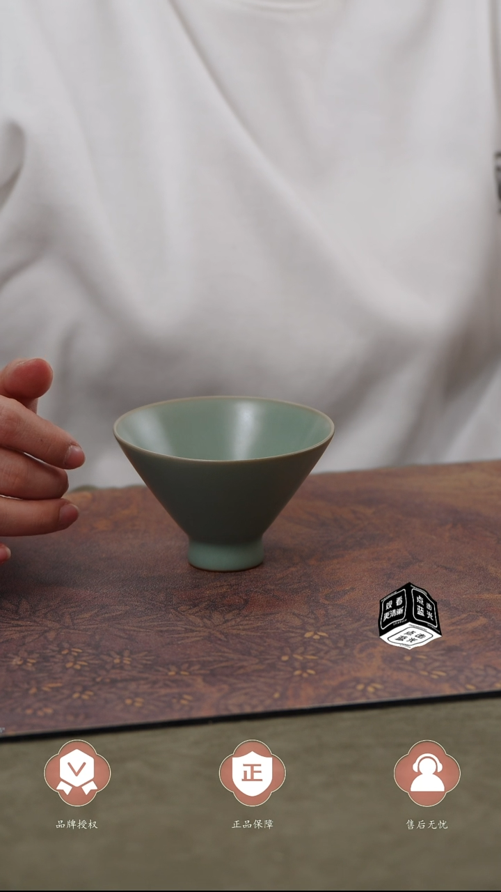 【闪购商品】杯国非遗大师王君子章款深腹斗笠