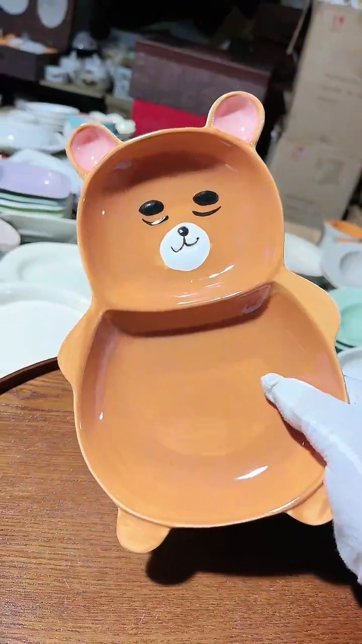 【闪购商品】瓷片分餐盘微瑕 凑满20元包邮