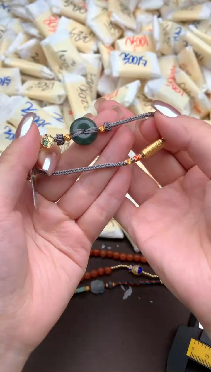 【闪购商品】翡翠手绳银S925镶嵌一