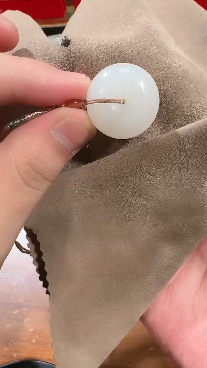 【闪购商品】和田玉吊坠未镶嵌1391 25mm平安扣