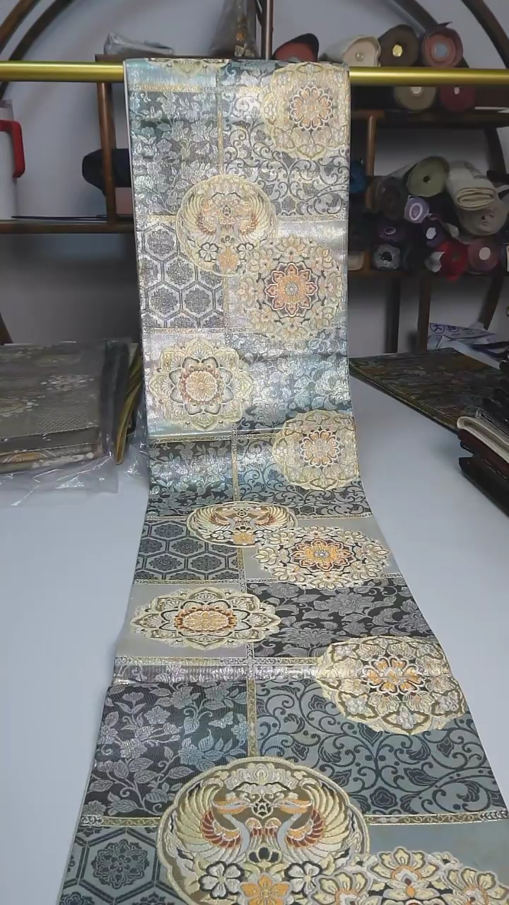 【闪购商品】织绣83西阵织六通宝相花