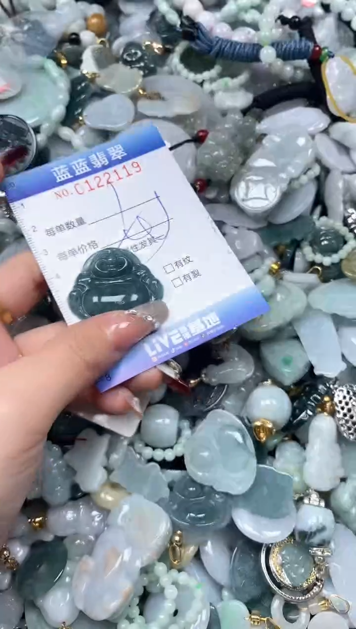 【闪购商品】翡翠颈饰未镶嵌闪购0122119多样性发其一