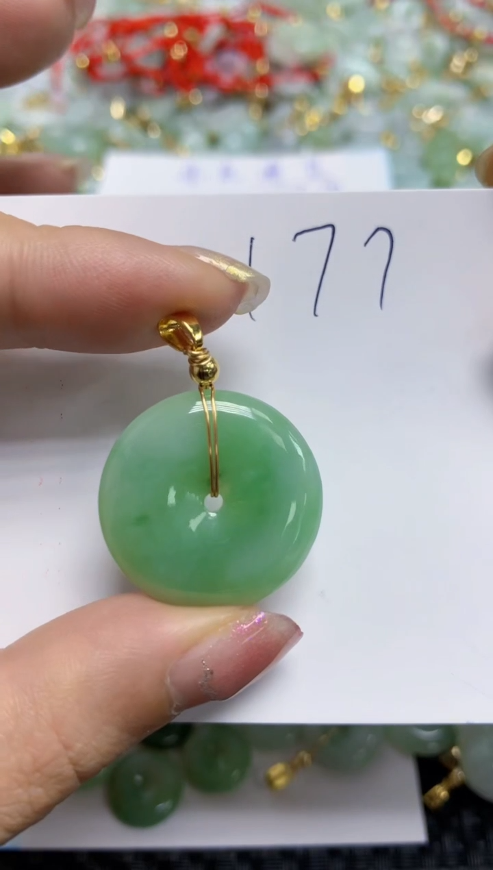 【闪购商品】翡翠颈饰合金  天然A货翡翠