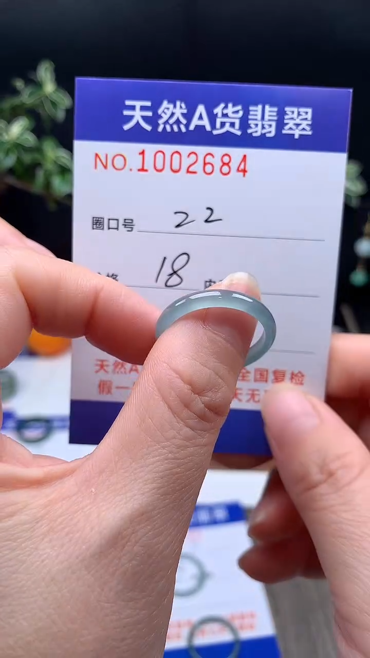 未镶嵌戒指翡翠22#