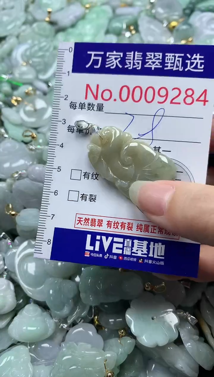 吊坠(不含链)未镶嵌翡翠9284