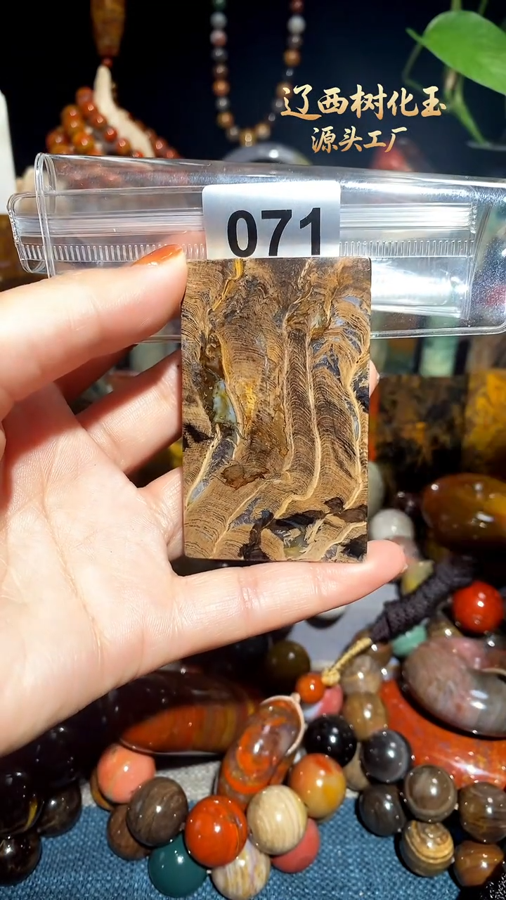 未镶嵌-硅化玉天然北票硅化玉吊坠