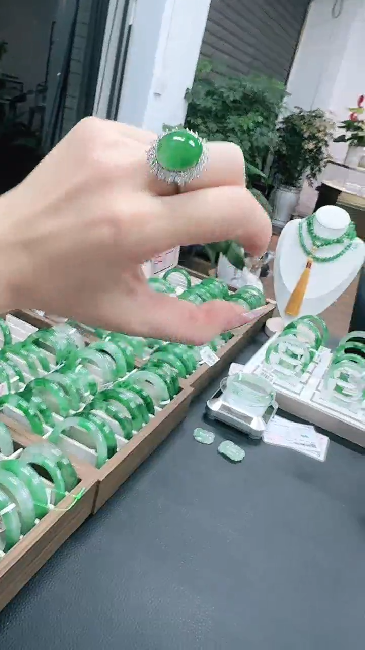 未镶嵌1石英质玉（非洲翠）/1109