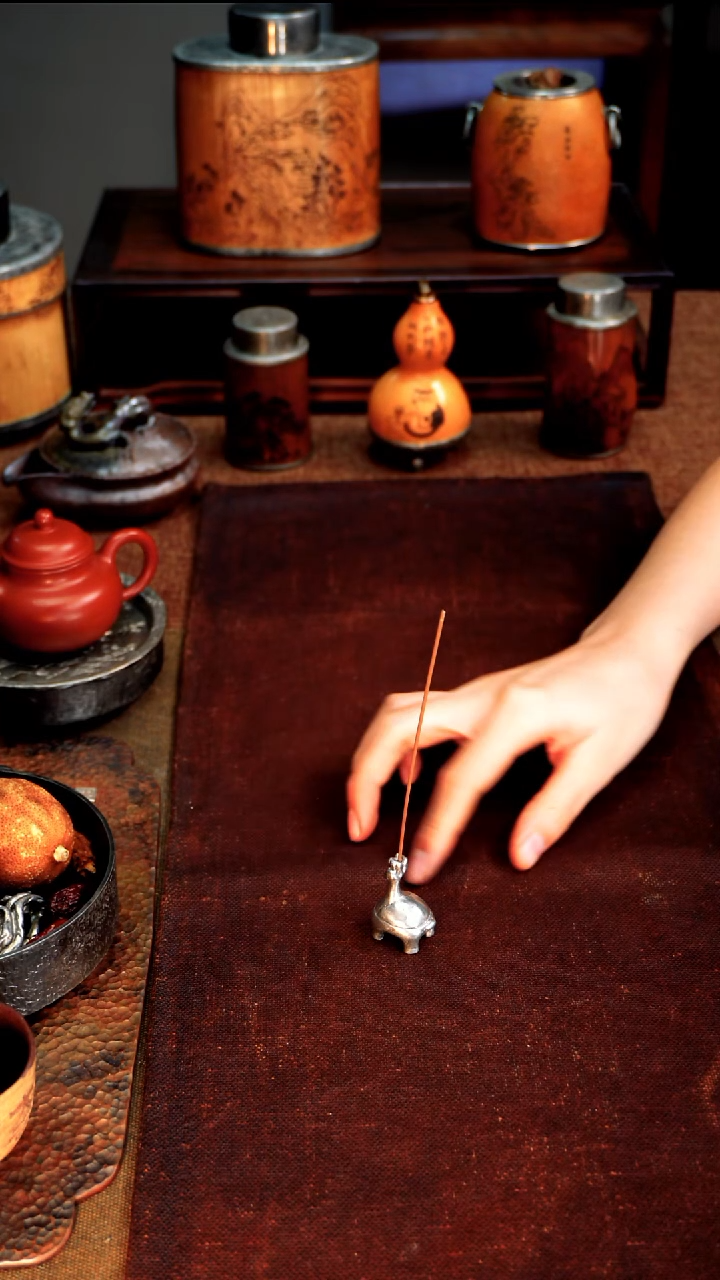 6519神兽香插纯锡