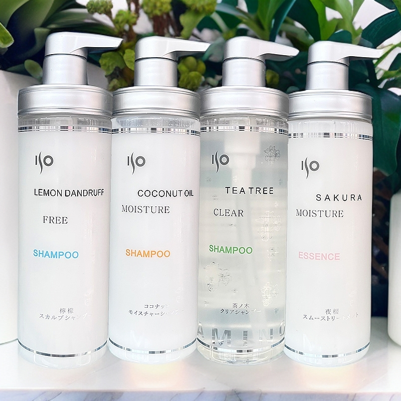 （4瓶）艾索洗发水艾索晶莹洗发水日本艾索晶莹椰油保湿洗发水