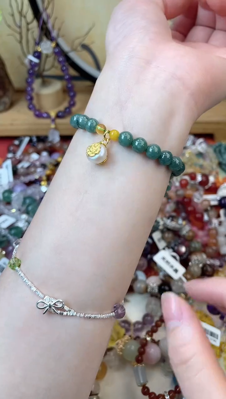 【闪购商品】翡翠手饰未镶嵌354手串