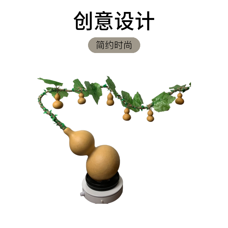 家居摆件手工可爱时尚电视柜室内陶瓷福禄葫芦装饰中式玄关创意