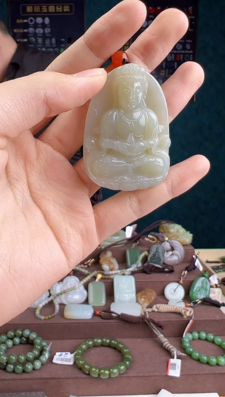【闪购商品】和田玉颈饰未镶嵌ZZ 拍一发一 多样性发货