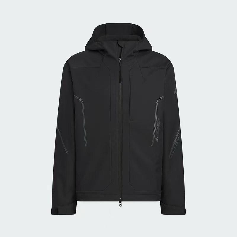 adidas/阿迪达斯男子睿族工壳连帽外套梭织拒水防泼夹克JZ1149
