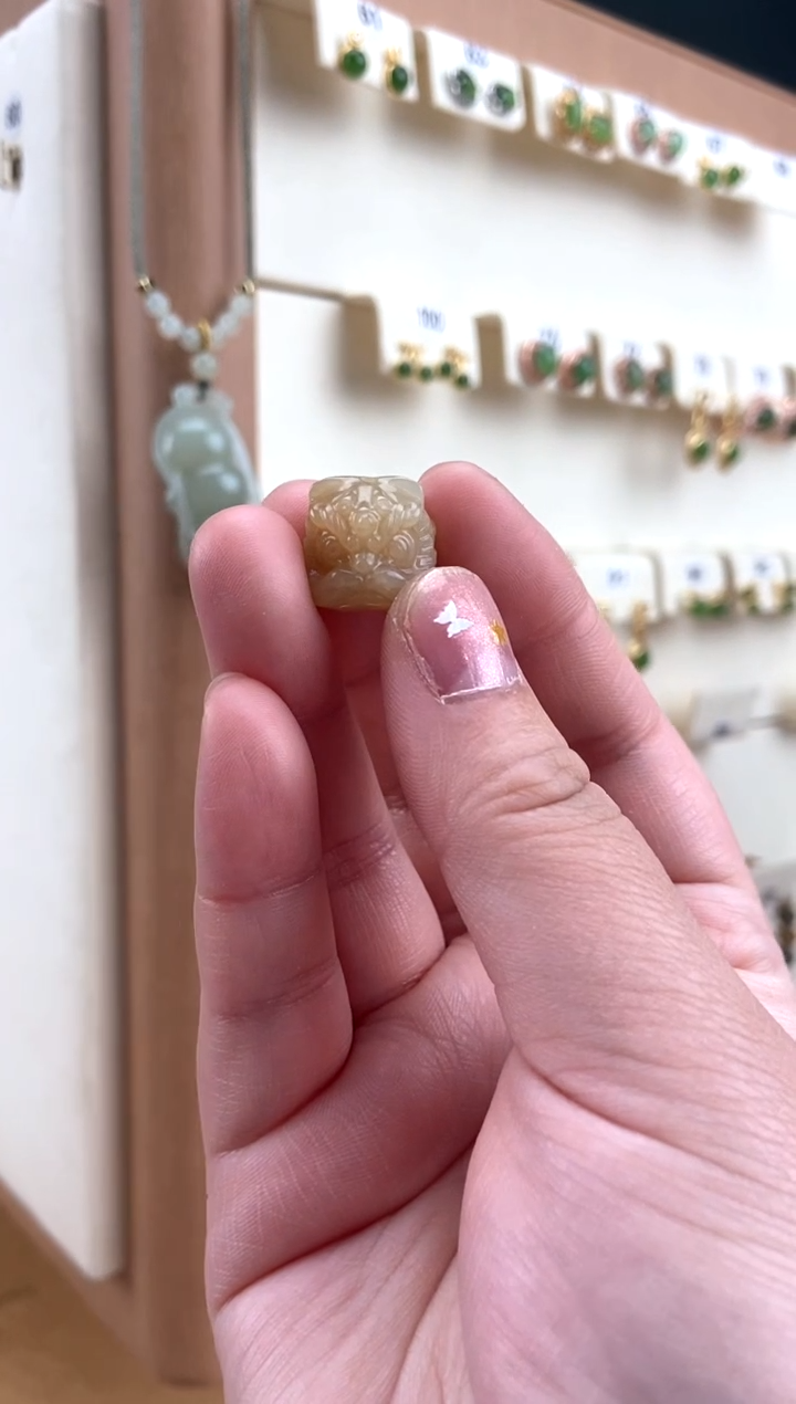 【闪购商品】和田玉（糖玉）手绳未镶嵌小醒狮手绳