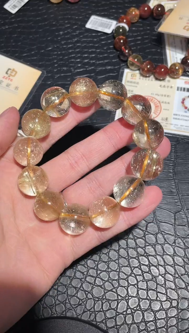 【闪购商品】水晶手链未镶嵌单圈发晶A17