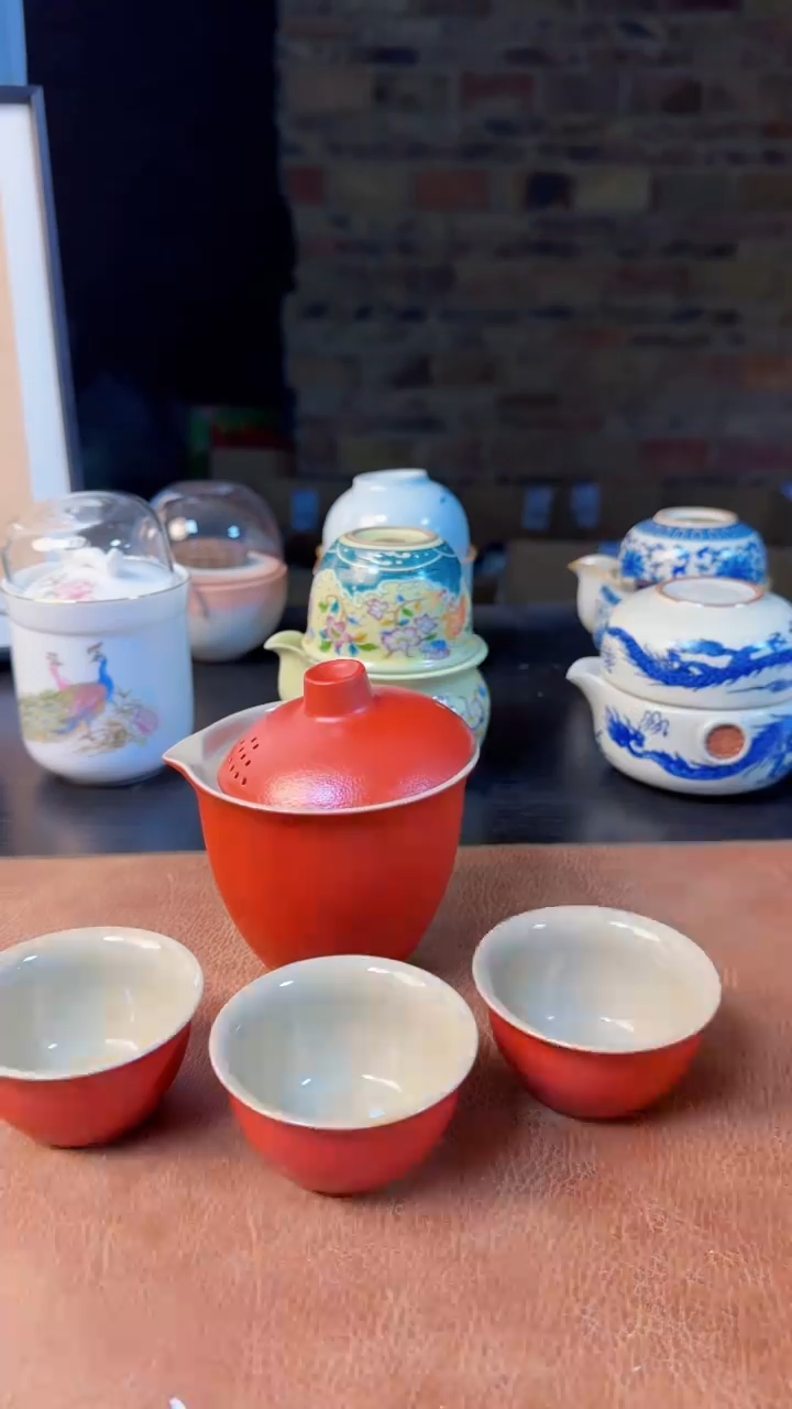 【闪购商品】杯德化白瓷，快客茶具