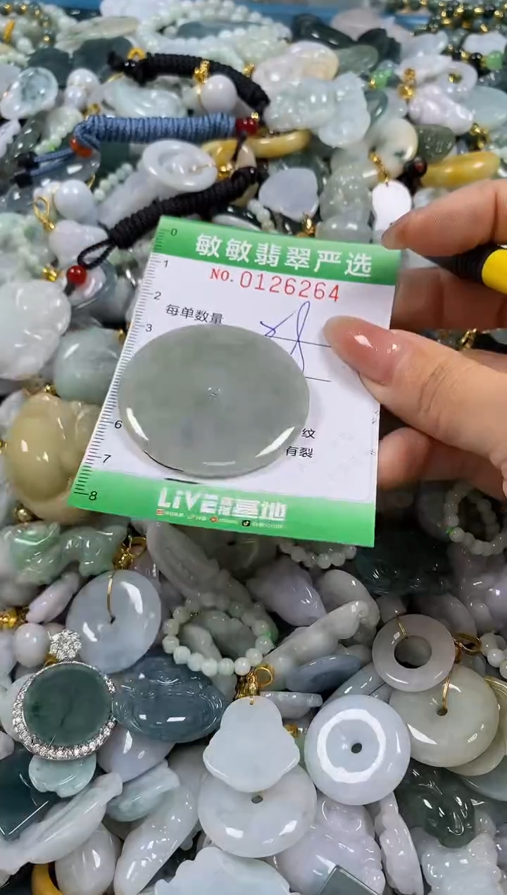 【闪购商品】翡翠颈饰未镶嵌闪购0126264多样性发其一