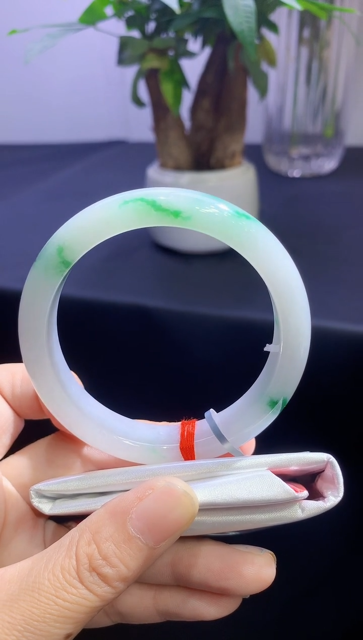 未镶嵌手镯翡翠翡翠手镯圈口57-t161