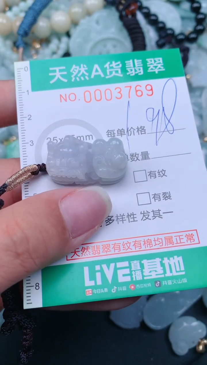 翡翠未镶嵌颈饰.0003769