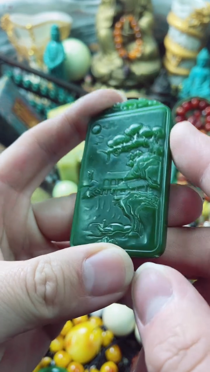 【闪购商品】和田玉（碧玉）主播推荐主播推荐未镶嵌 