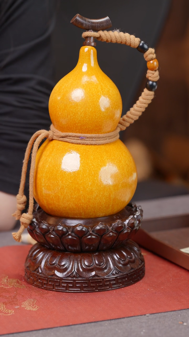 758号大漆酒葫芦一物一拍