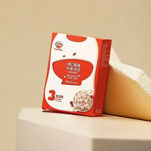 秋田满满水果牛乳溶豆零食辅食