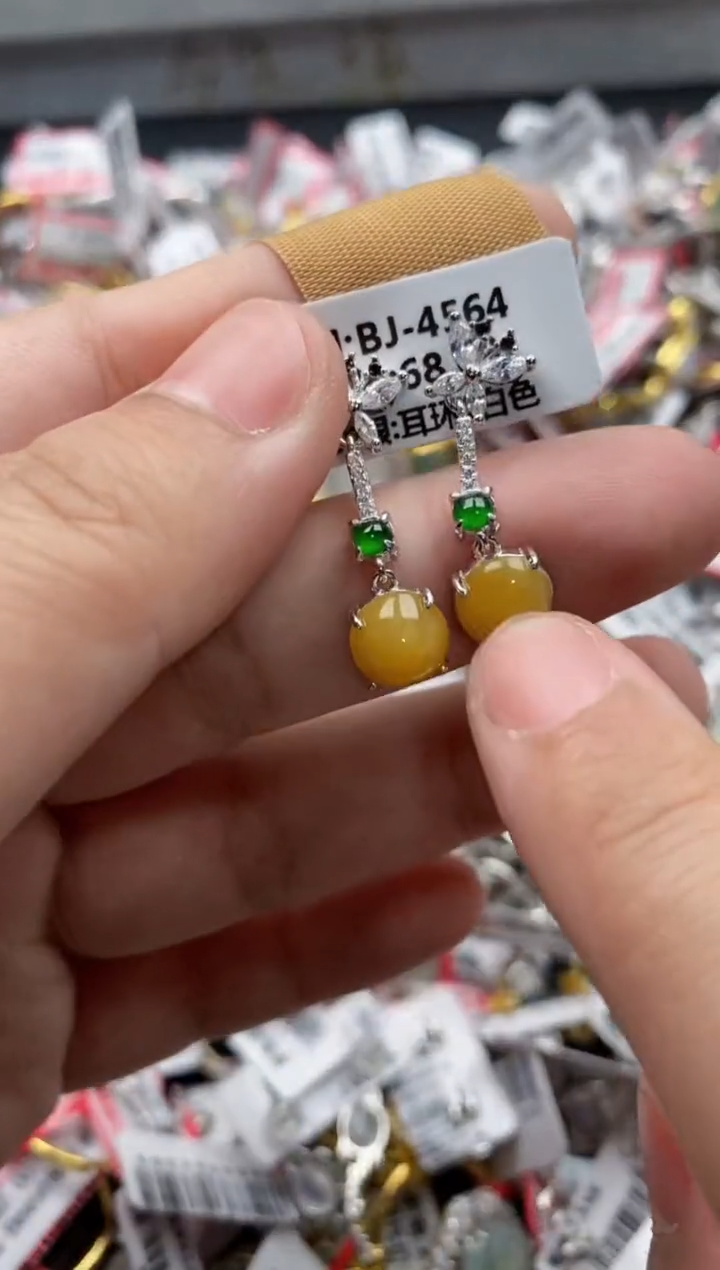 【闪购商品】翡翠戒指银S925镶嵌333333---4