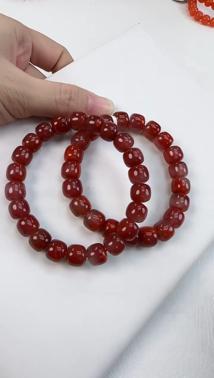 【闪购商品】南红玛瑙瓦西老型手串10+未镶嵌（多样式发其一）
