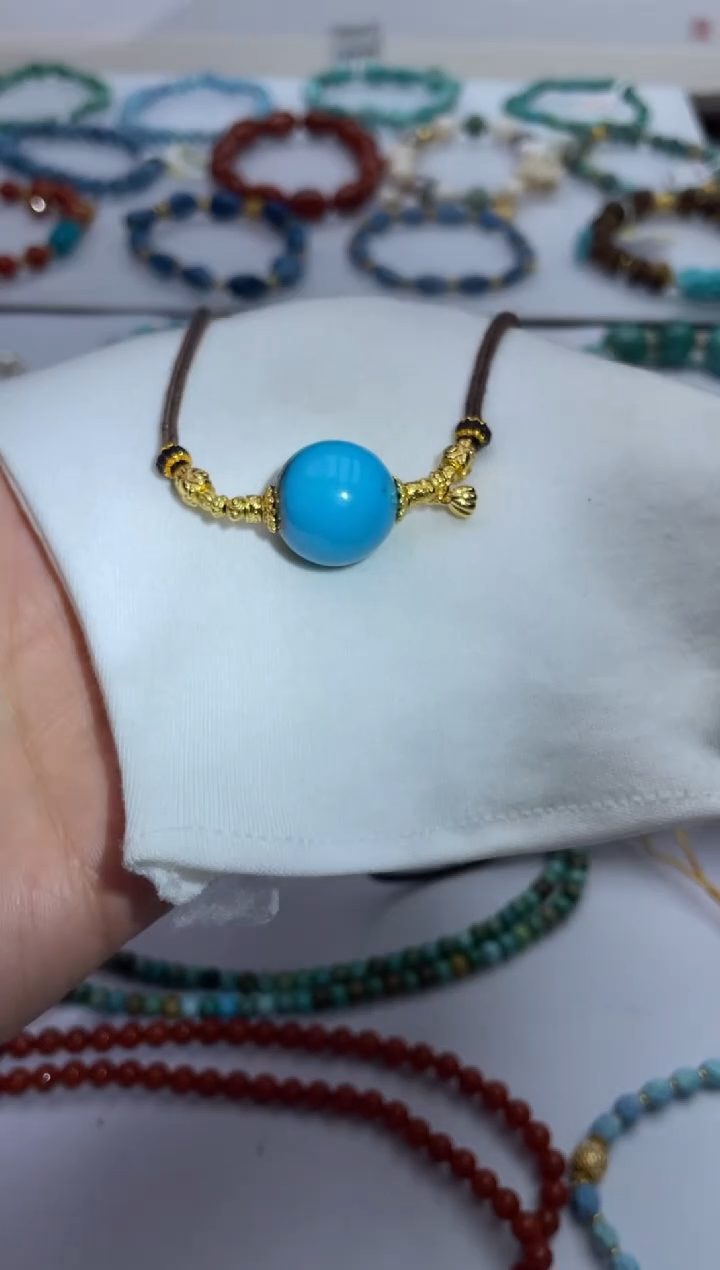 未镶嵌绿松石项链30